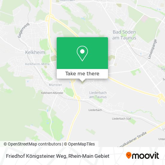 Friedhof Königsteiner Weg map