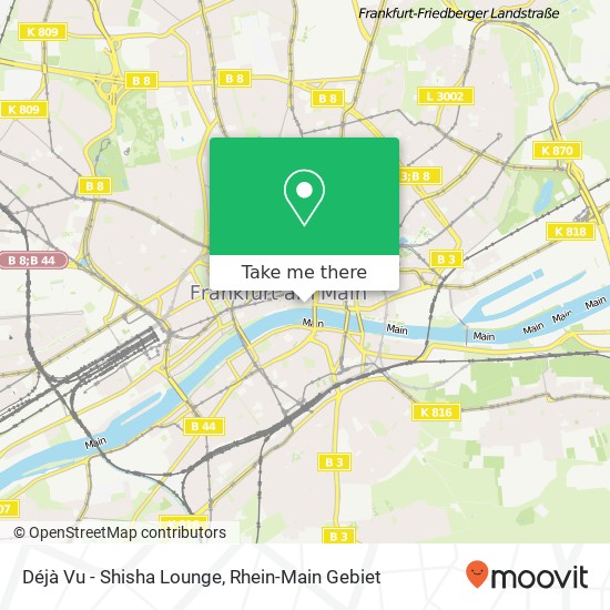 Déjà Vu - Shisha Lounge map