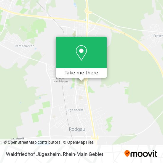 Waldfriedhof Jügesheim map
