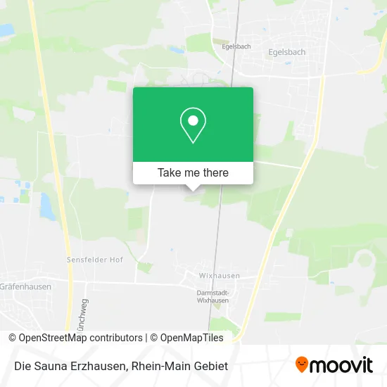 Карта Die Sauna Erzhausen