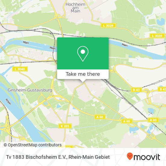 Tv 1883 Bischofsheim E.V. map