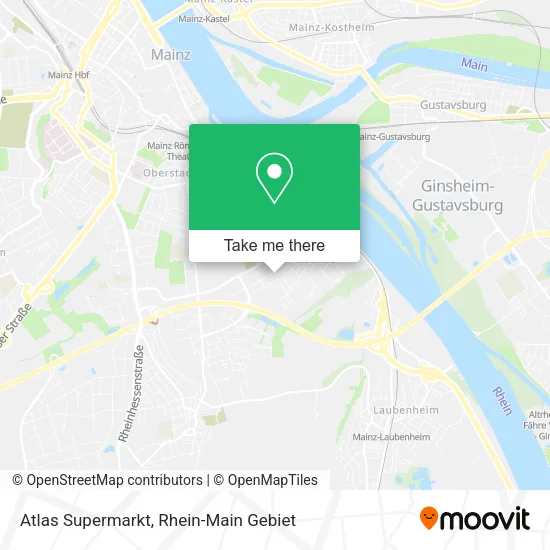 Карта Atlas Supermarkt