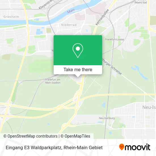 Карта Eingang E3 Waldparkplatz