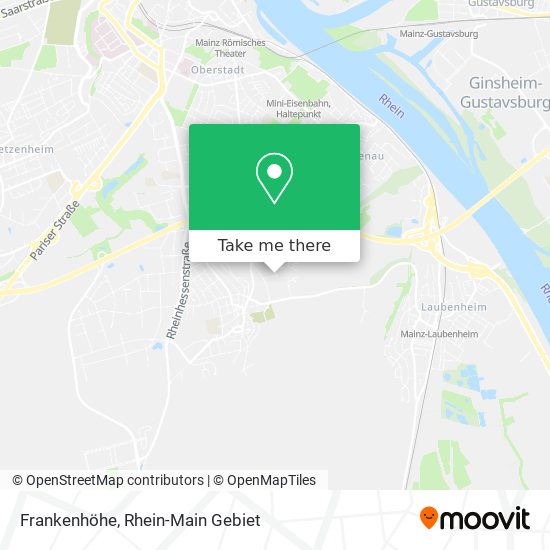 Frankenhöhe map