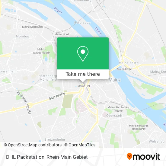 Карта DHL Packstation