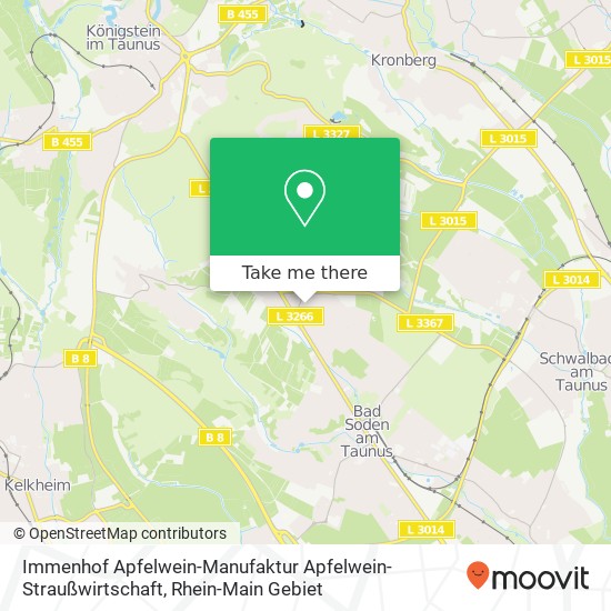Карта Immenhof Apfelwein-Manufaktur Apfelwein-Straußwirtschaft