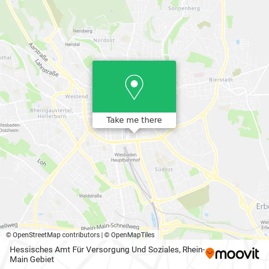 Карта Hessisches Amt Für Versorgung Und Soziales