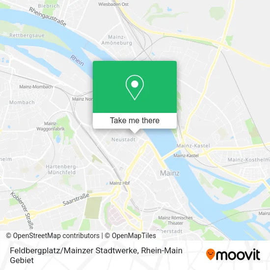 Карта Feldbergplatz / Mainzer Stadtwerke