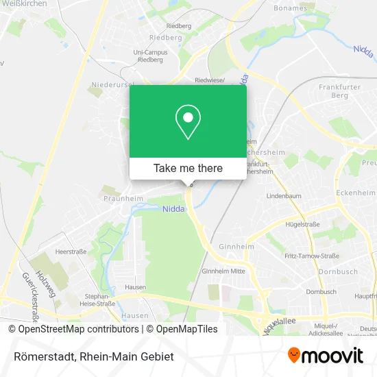 Römerstadt map