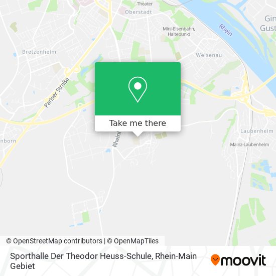 Sporthalle Der Theodor Heuss-Schule map