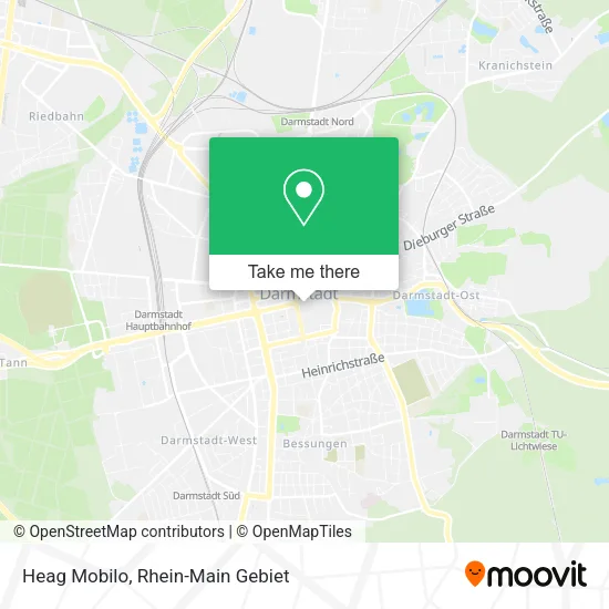 Карта Heag Mobilo