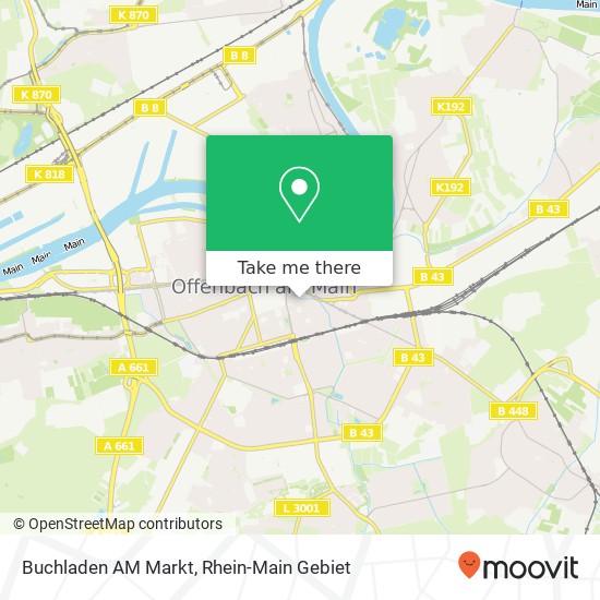 Карта Buchladen AM Markt