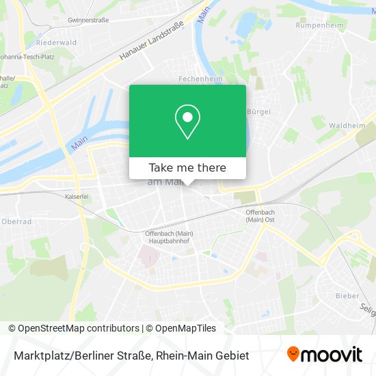 Карта Marktplatz/Berliner Straße