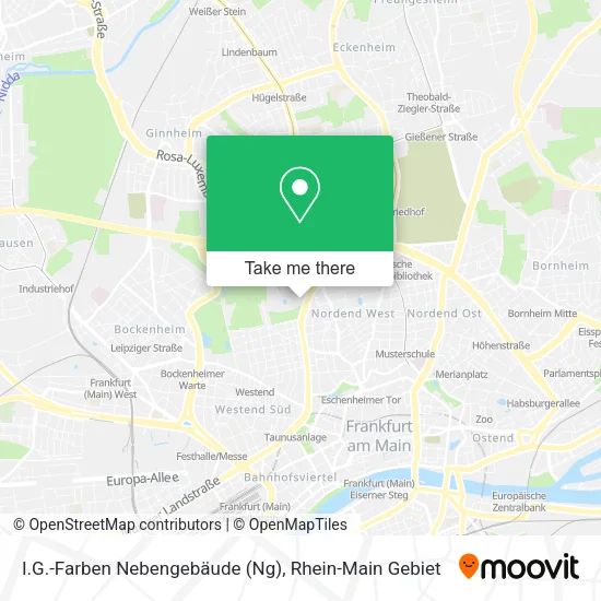 Карта I.G.-Farben Nebengebäude (Ng)