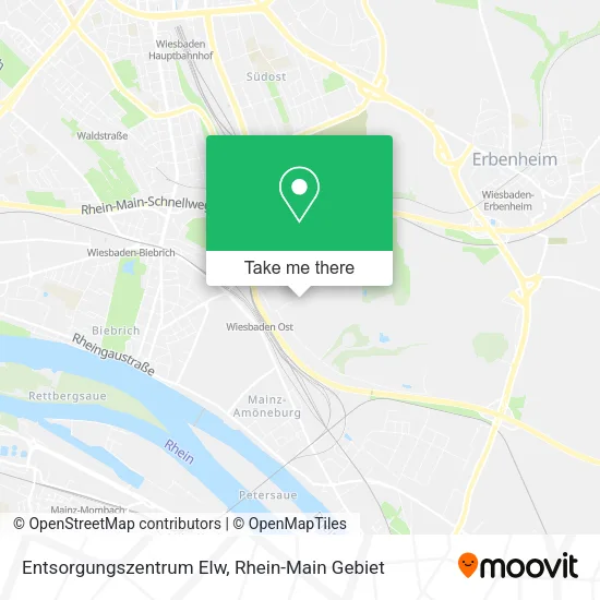Карта Entsorgungszentrum Elw