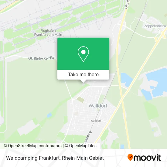 Карта Waldcamping Frankfurt