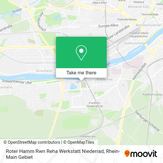Карта Roter Hamm Rwn Reha Werkstatt Niederrad
