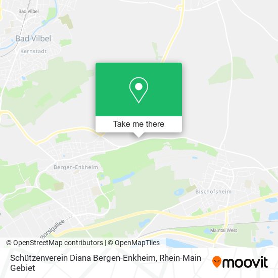 Schützenverein Diana Bergen-Enkheim map