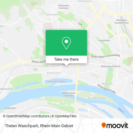 Thelen Waschpark map