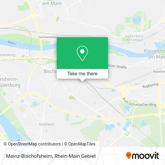 Карта Mainz-Bischofsheim