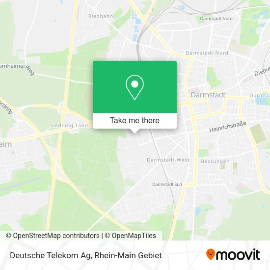 Карта Deutsche Telekom Ag