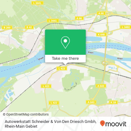 Autowerkstatt Schneider & Von Den Driesch Gmbh map