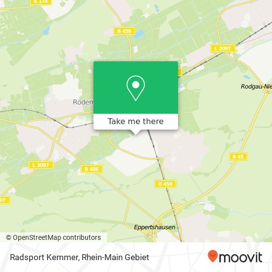 Radsport Kemmer map