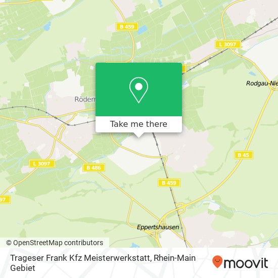 Карта Trageser Frank Kfz Meisterwerkstatt