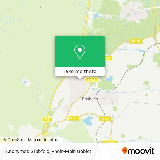 Anonymes Grabfeld map