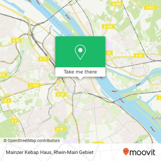 Mainzer Kebap Haus map