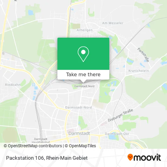 Карта Packstation 106