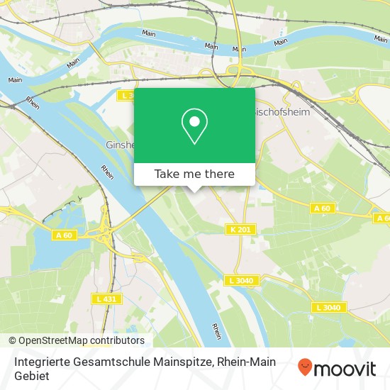 Integrierte Gesamtschule Mainspitze map