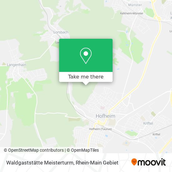 Waldgaststätte Meisterturm map