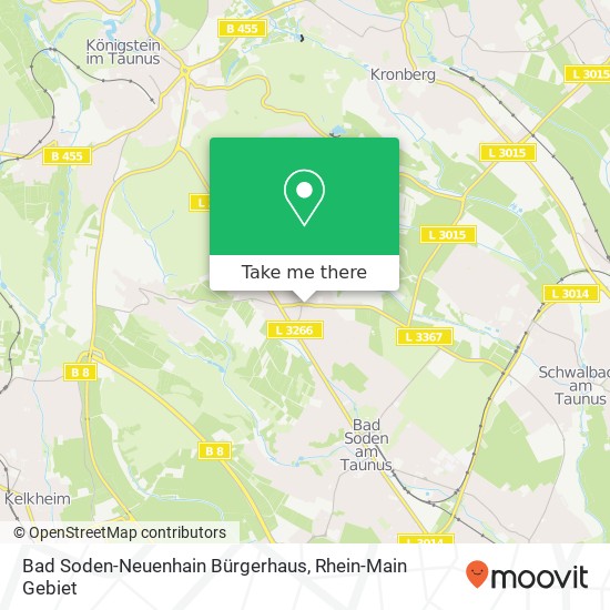 Bad Soden-Neuenhain Bürgerhaus map