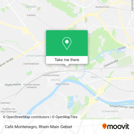 Карта Café Montenegro