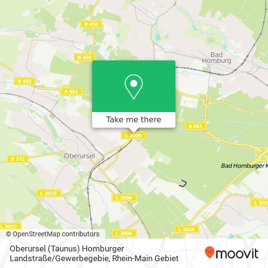 Oberursel (Taunus) Homburger Landstraße / Gewerbegebie map