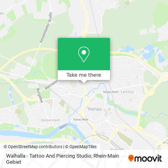 Walhalla - Tattoo And Piercing Studio map