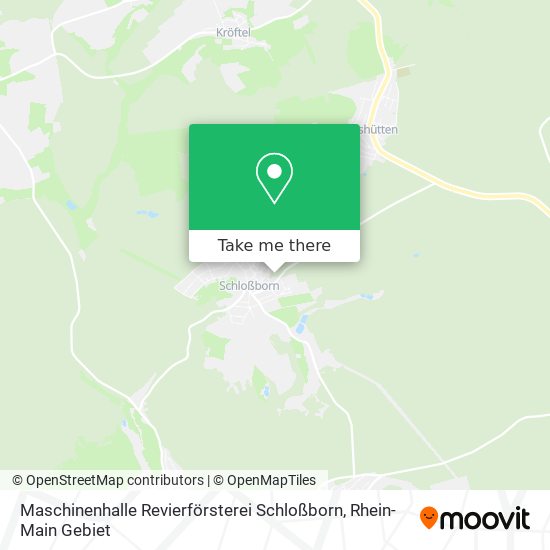 Maschinenhalle Revierförsterei Schloßborn map