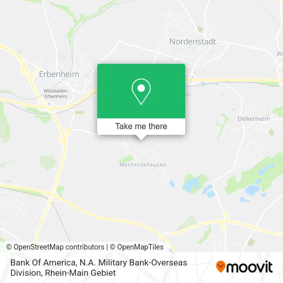 Карта Bank Of America, N.A. Military Bank-Overseas Division