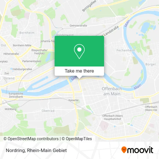 Карта Nordring