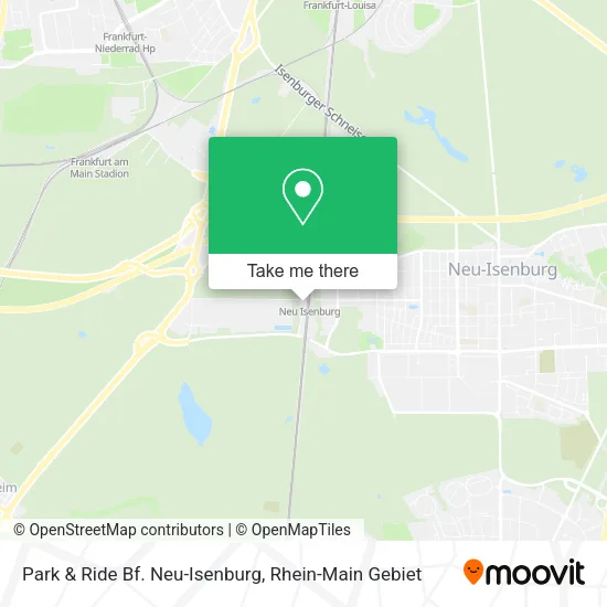 Карта Park & Ride Bf. Neu-Isenburg