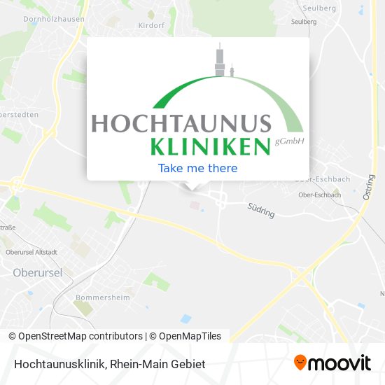 Карта Hochtaunusklinik