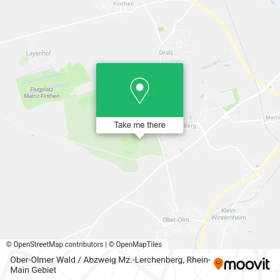 Карта Ober-Olmer Wald / Abzweig Mz.-Lerchenberg