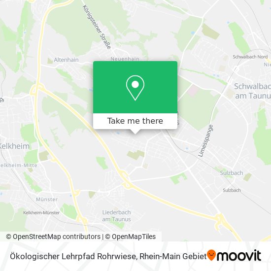 Ökologischer Lehrpfad Rohrwiese map