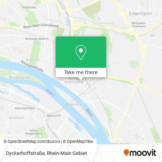 Карта Dyckerhoffstraße