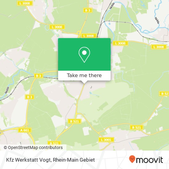 Kfz Werkstatt Vogt map
