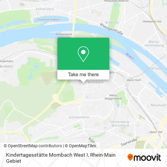Карта Kindertagesstätte Mombach West I