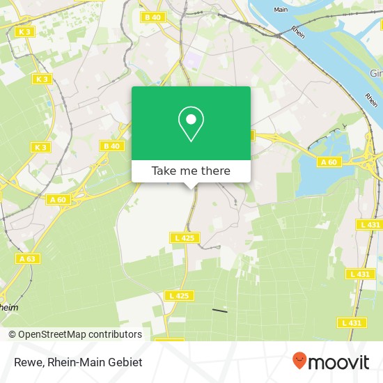 Rewe map