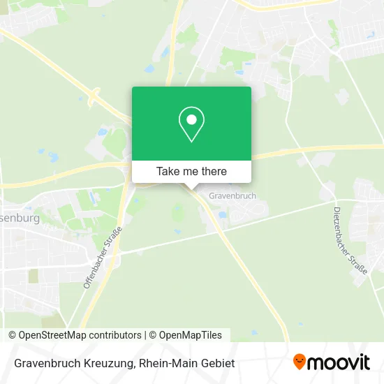 Карта Gravenbruch Kreuzung