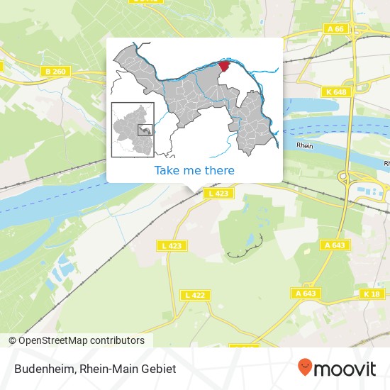 Budenheim map